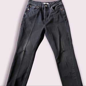 TopShop Moto New Boyfriend Jeans Black Size 28